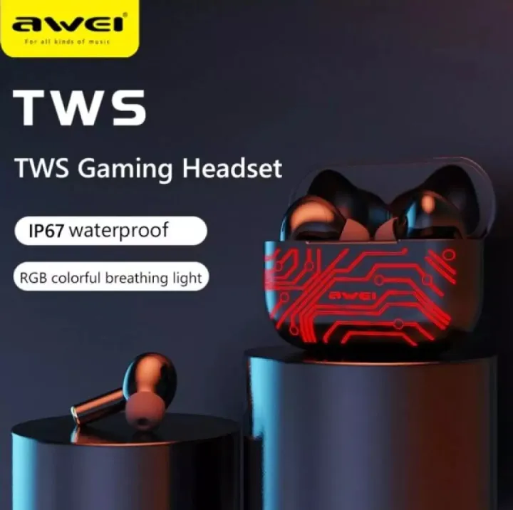 Awei T29 Pro TWS RGB Gaming True Wireless Earbuds