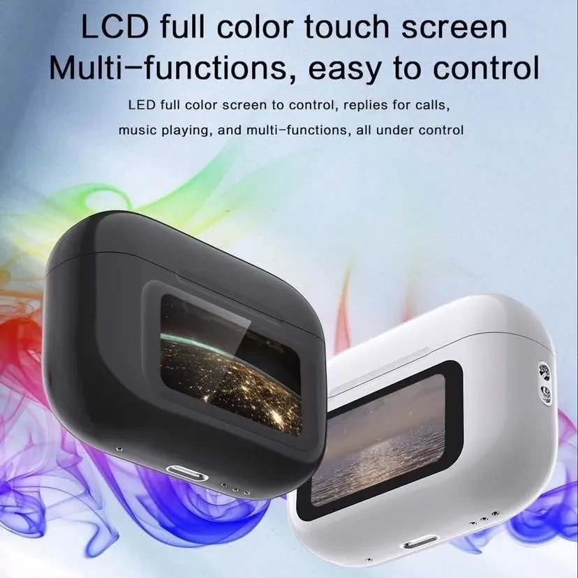 ANC Earbuds Touch Screen Display